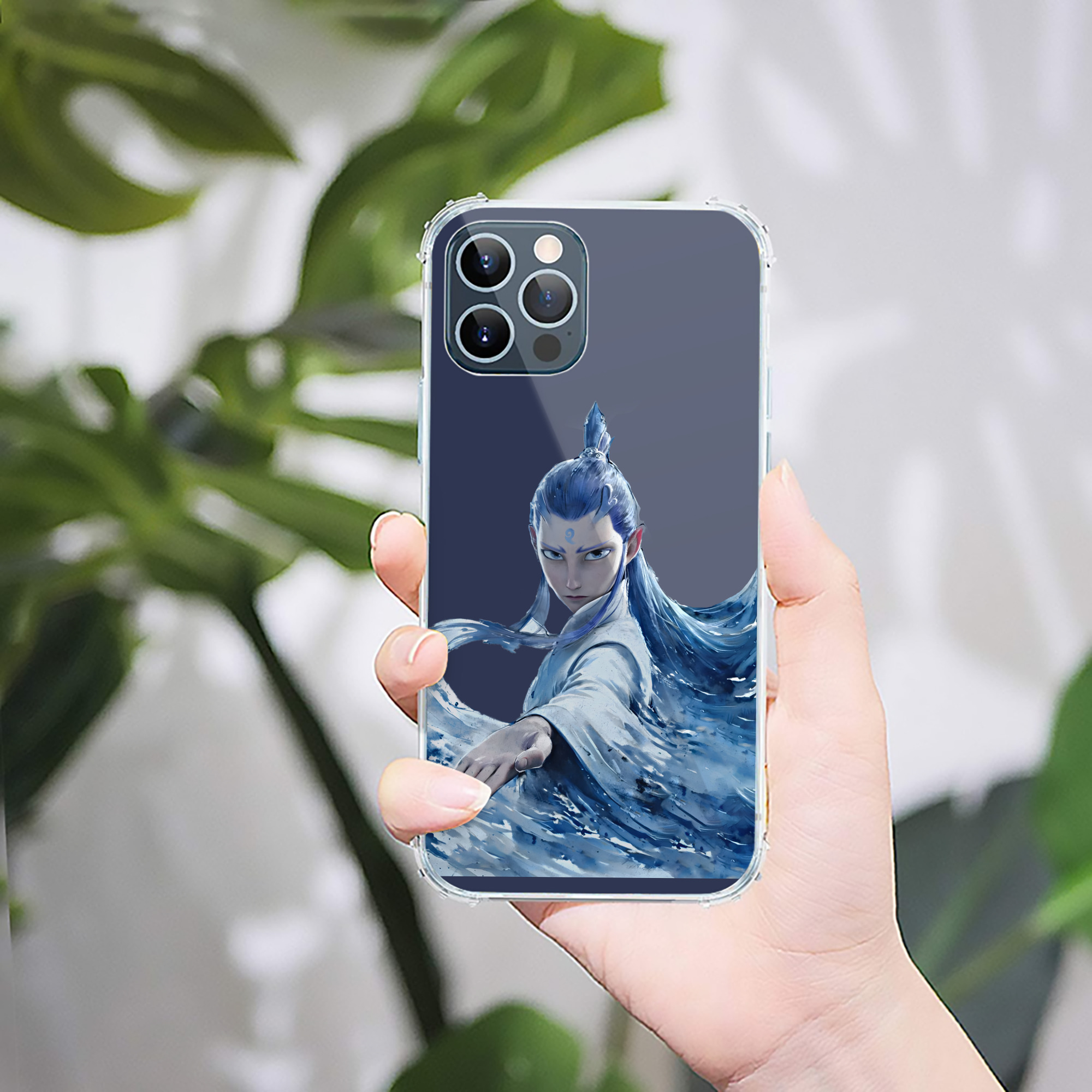 （画像用） Ne Zha 2 ナタ 魔童の大暴れ 【iPhone 12シリーズ対応】透明スマホケース（クリアソフトケース）